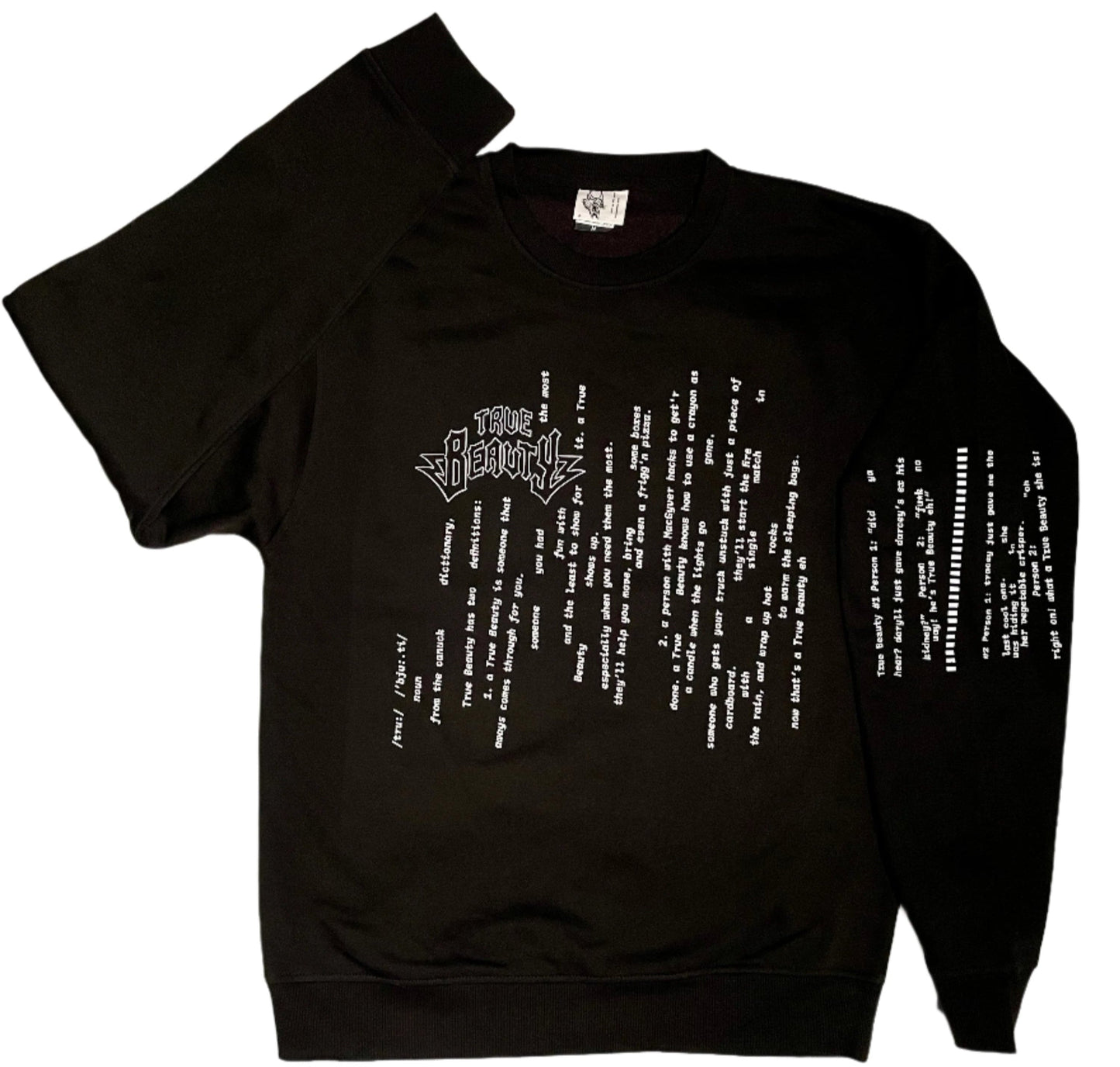 TB definition crewneck