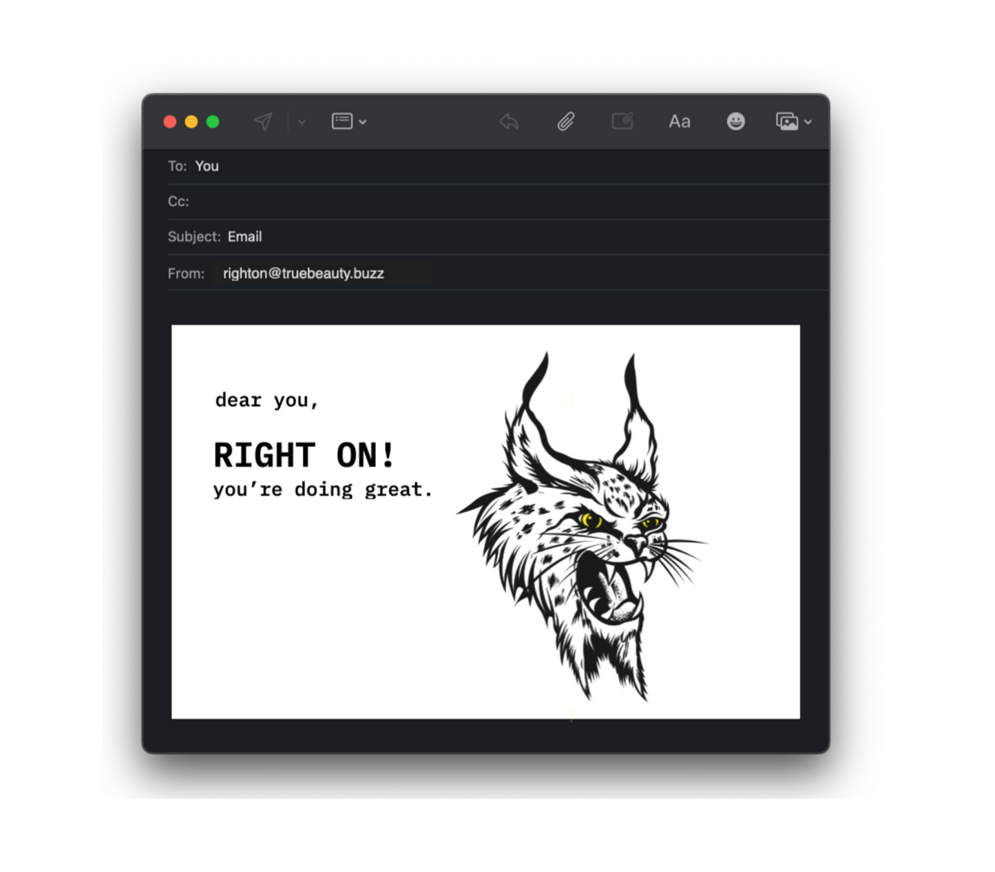 positive reinforcement email