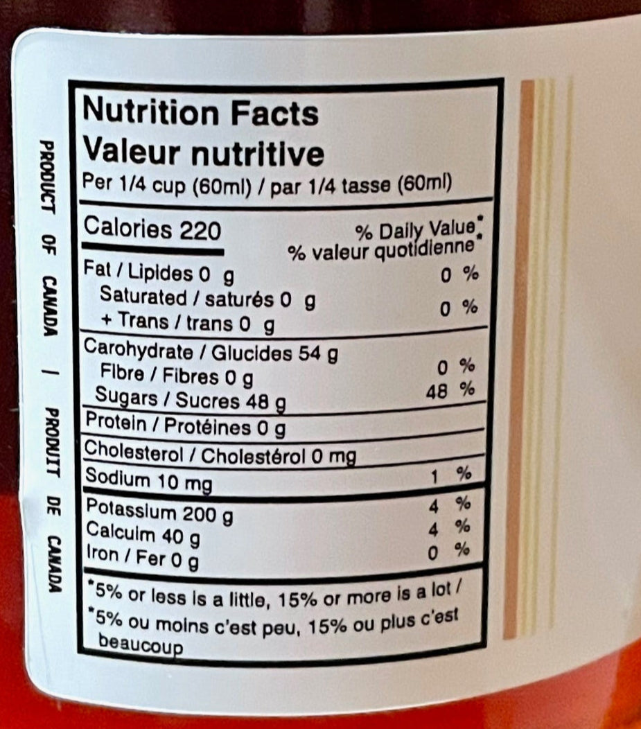 TB 100% pure maple syrup -  5 pack