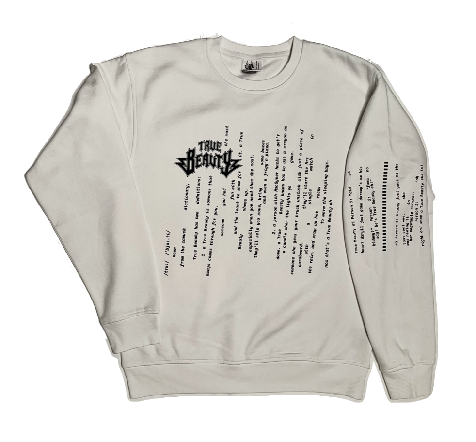TB definition crewneck