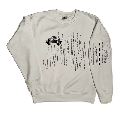 TB definition crewneck