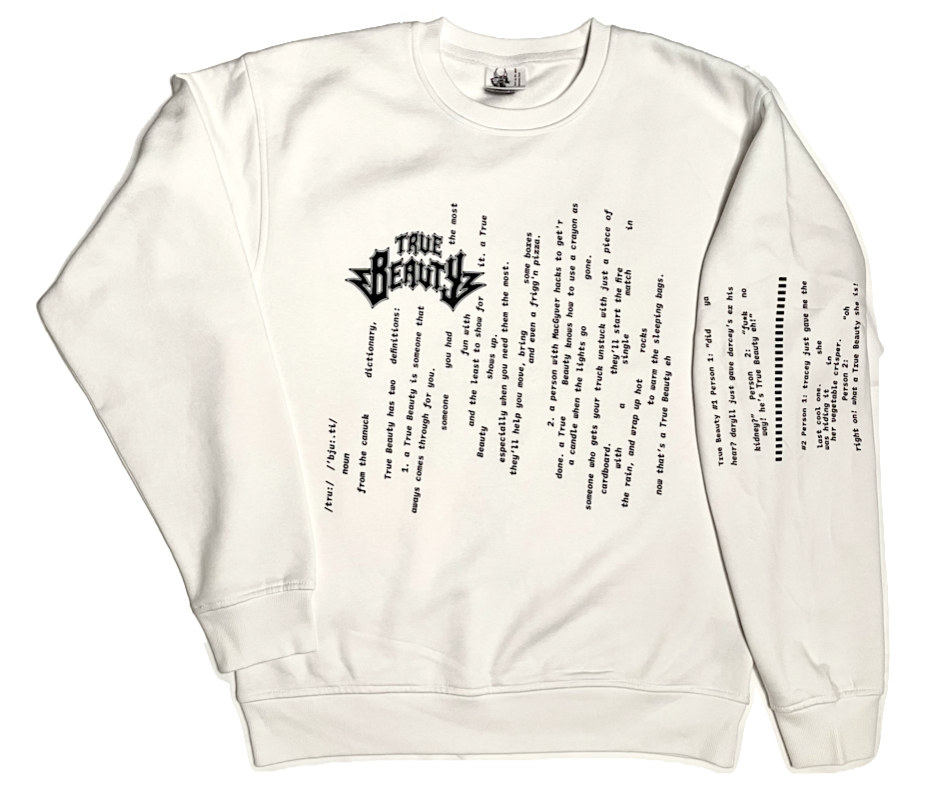 TB definition crewneck